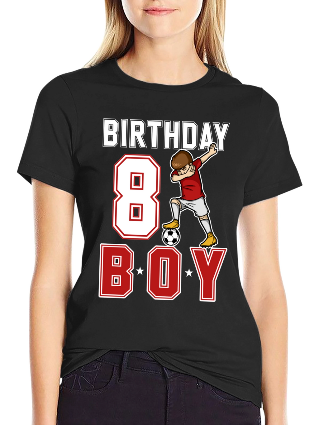 Birthday Boy 8 Soccer T-Shirt