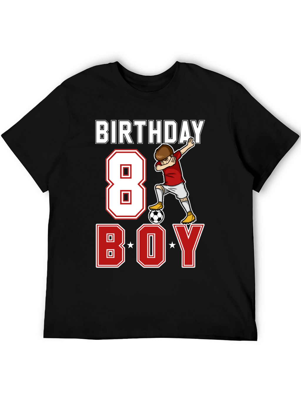 Birthday Boy 8 Soccer T-Shirt