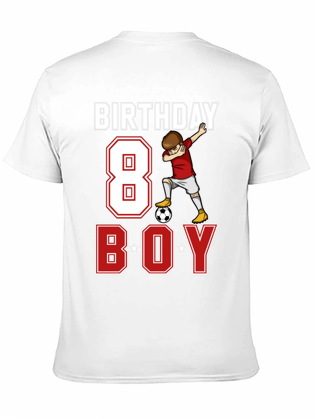 Birthday Boy 8 Soccer T-Shirt