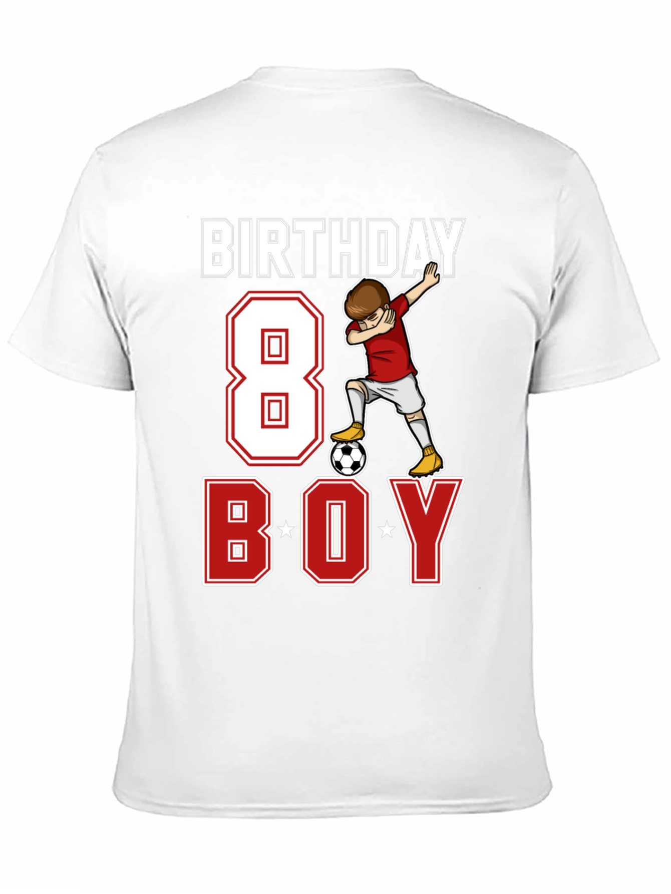 Birthday Boy 8 Soccer T-Shirt