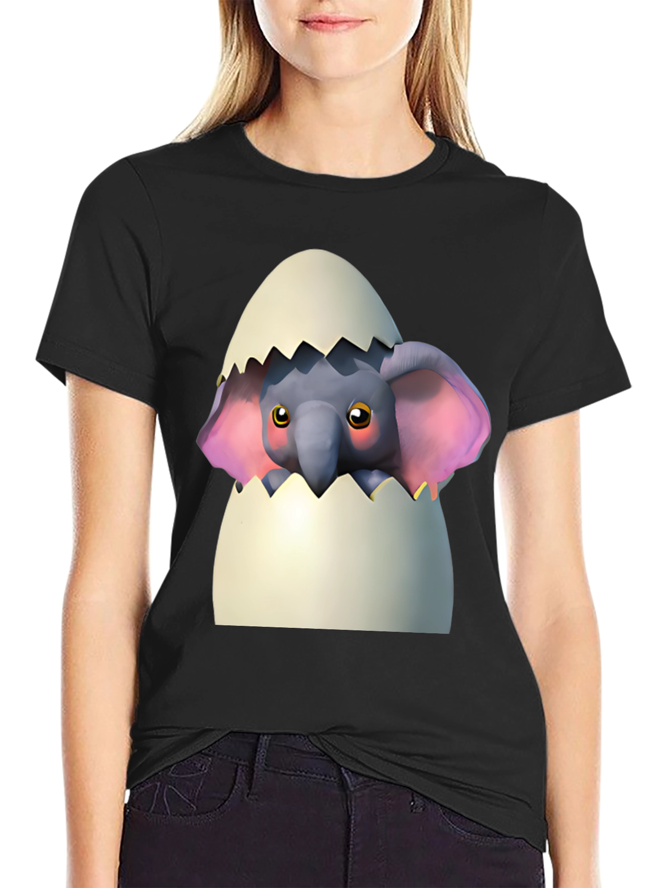 Cute Elephant Hatching T-Shirt