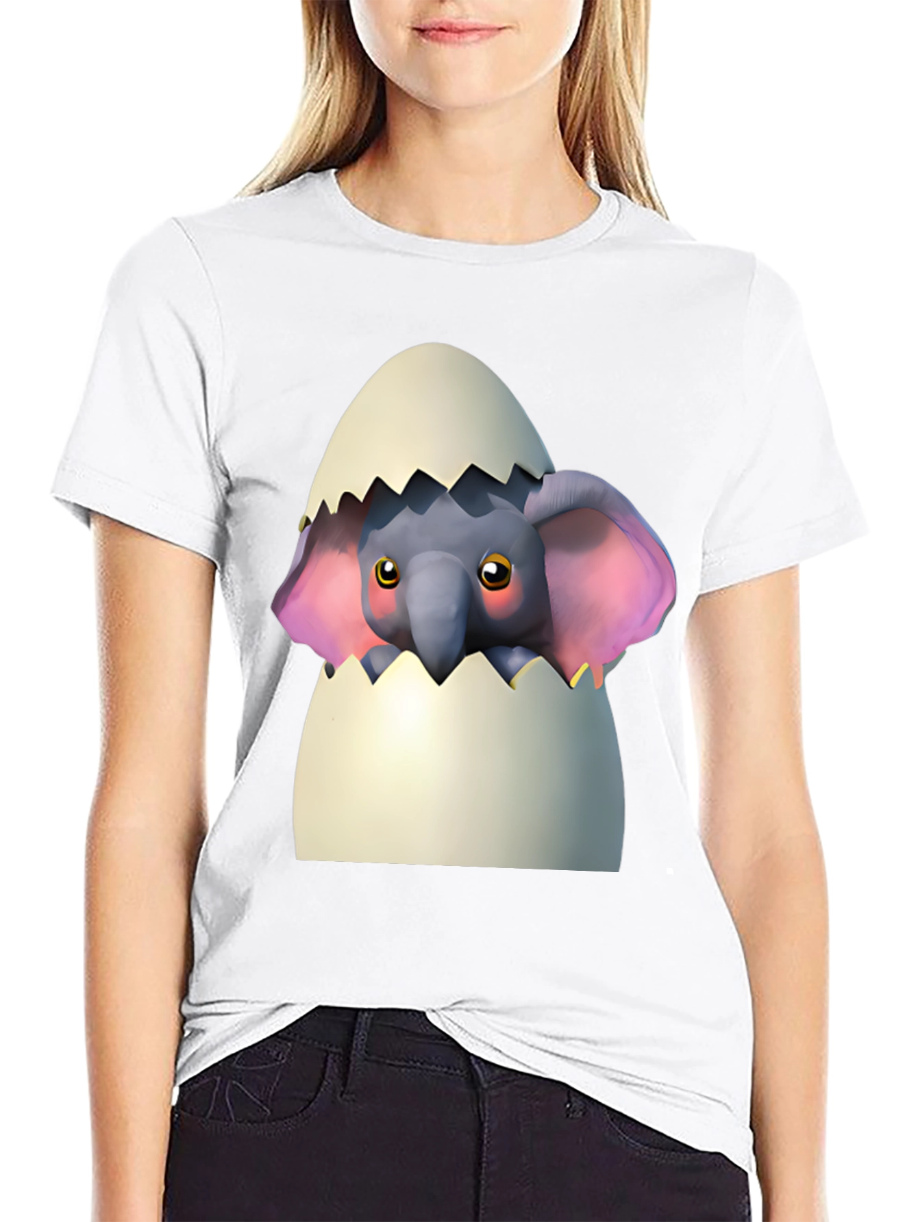 Cute Elephant Hatching T-Shirt