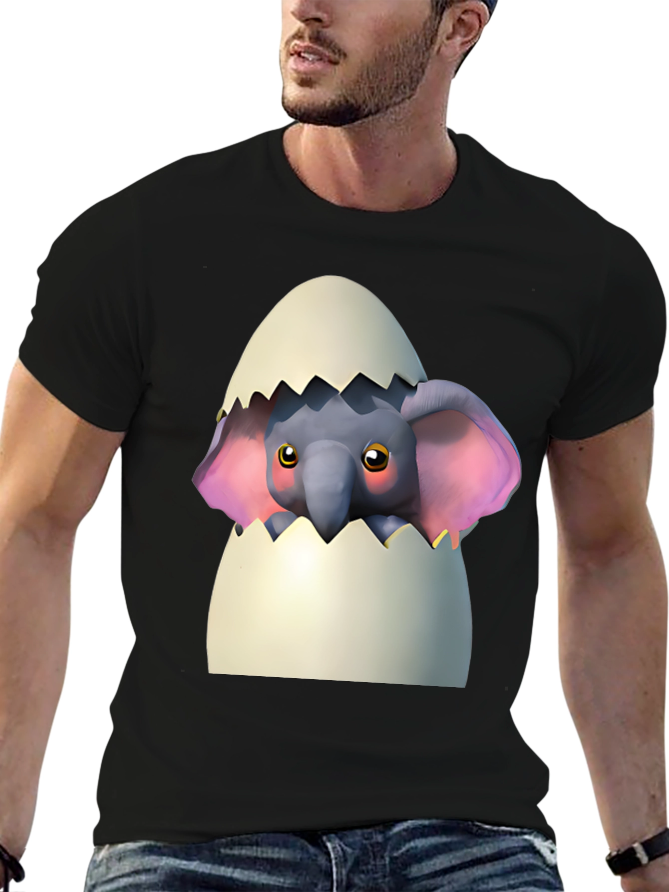 Cute Elephant Hatching T-Shirt