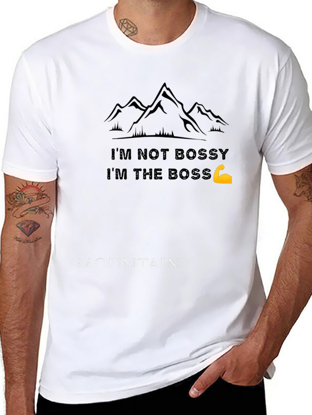 Im Not Bossy T-Shirt - Mountain Design