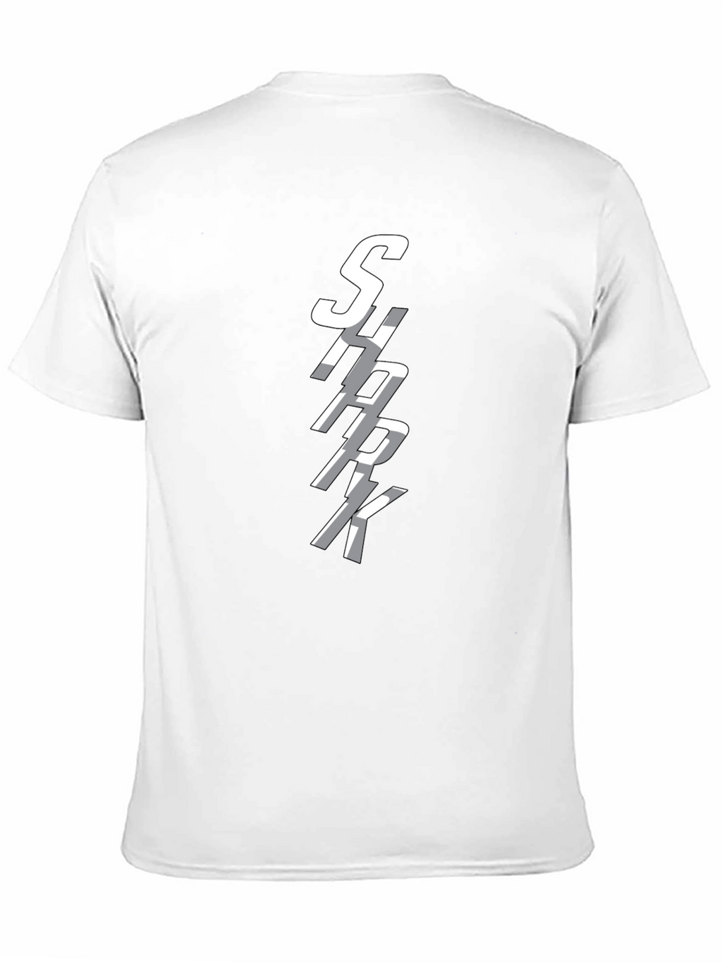 SHARK Graphic Print Crew Neck T-Shirt