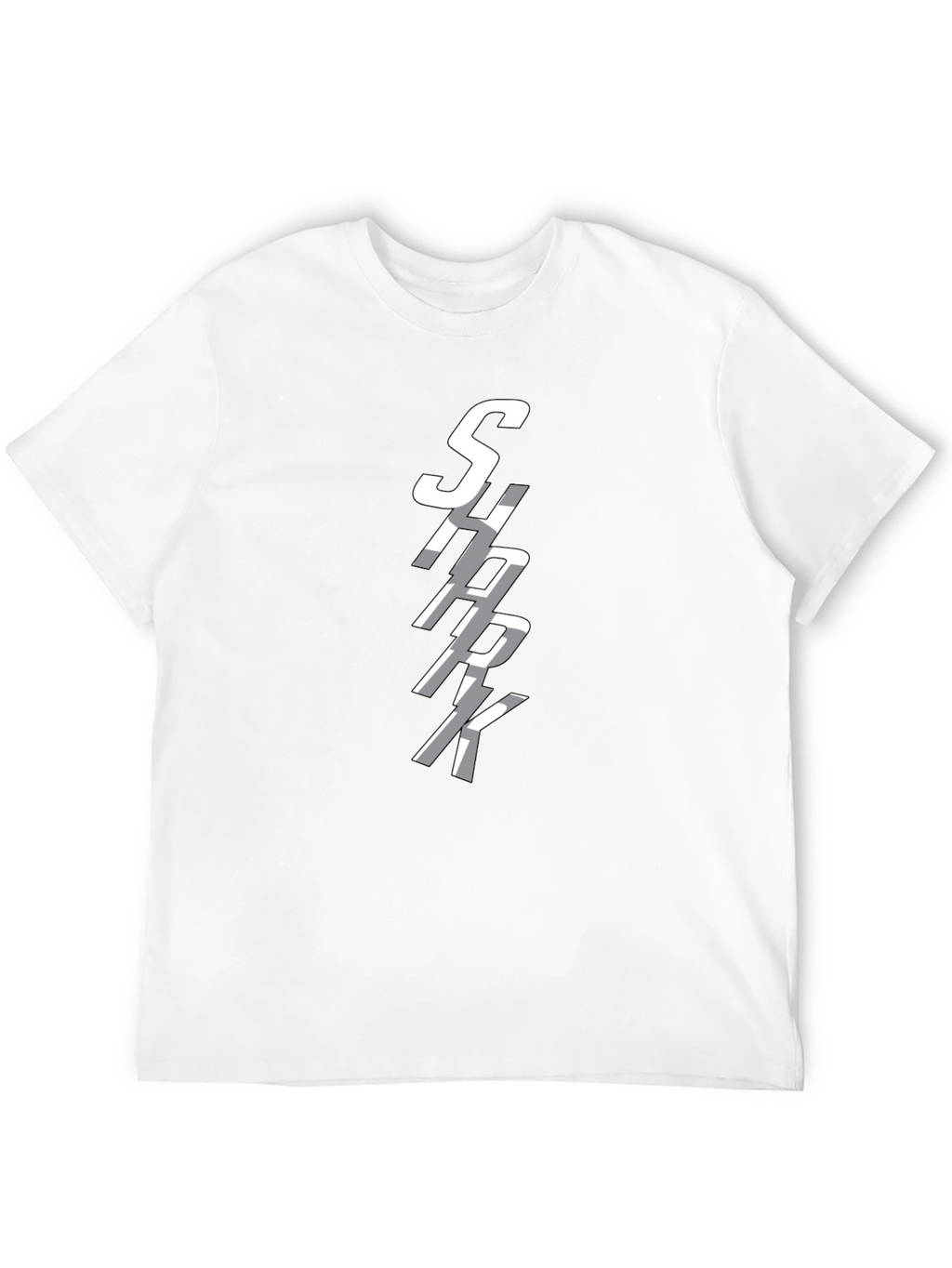 SHARK Graphic Print Crew Neck T-Shirt