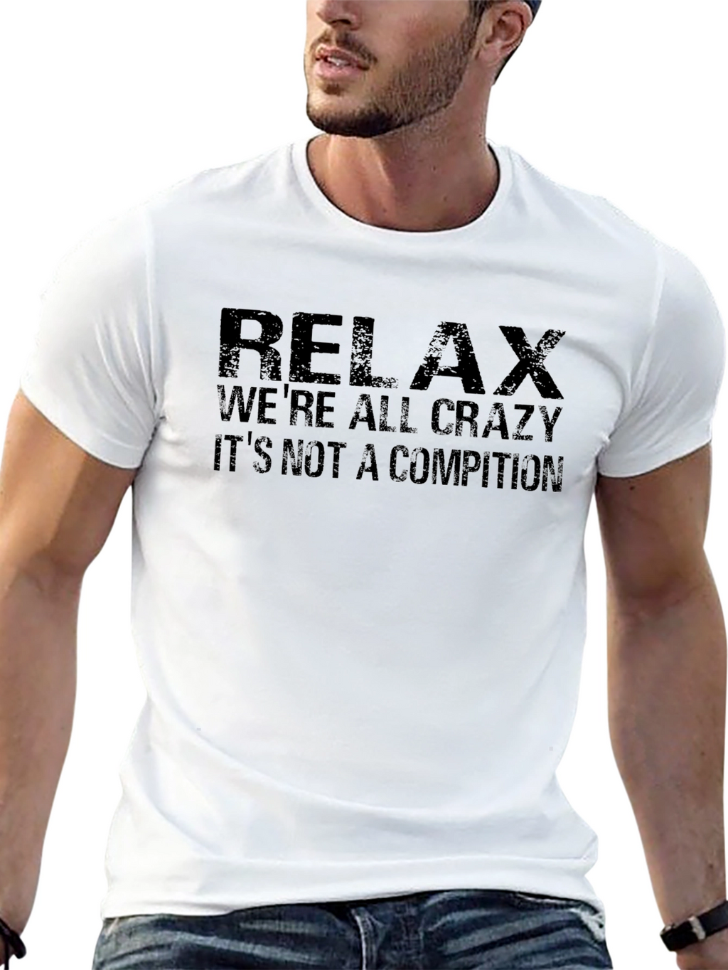 Relax Graphic Tee - Crazy Crew Comfort Shirt