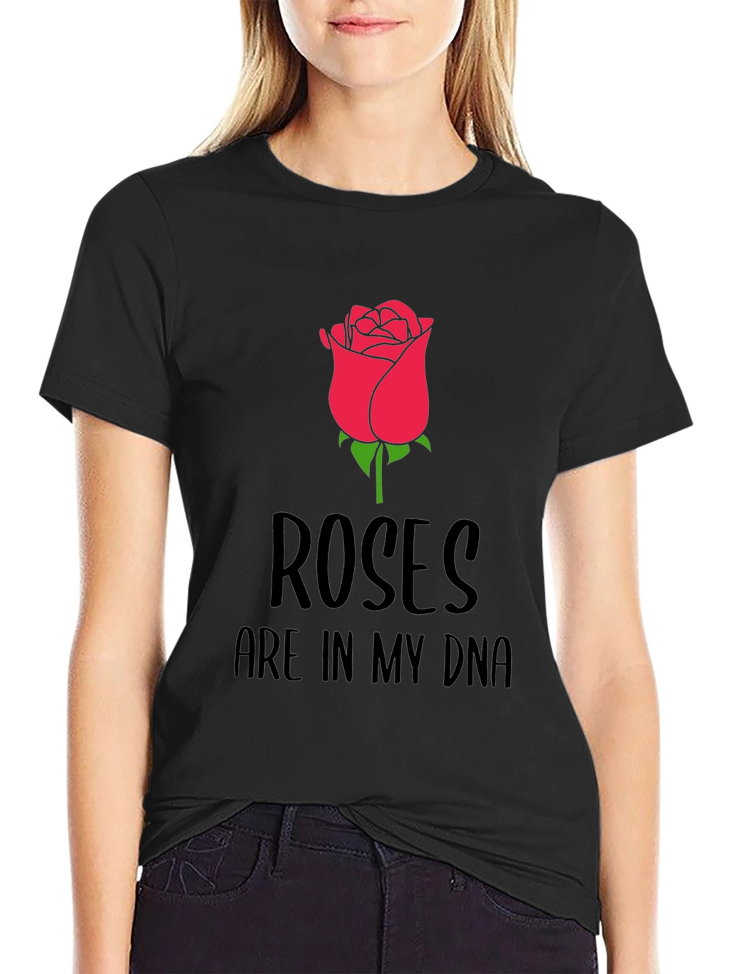 Roses Are In My DNA Graphic Tee