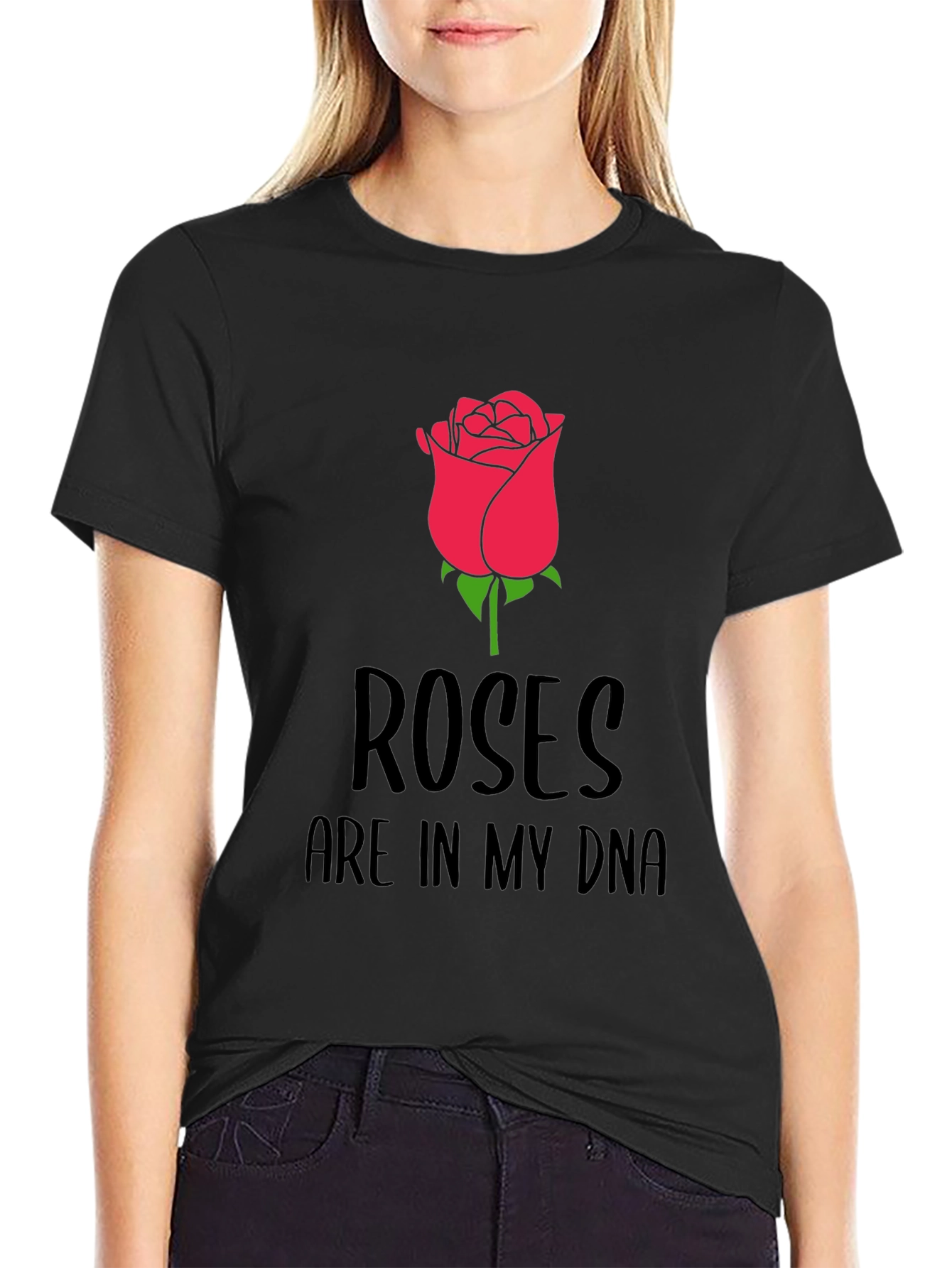 Roses Are In My DNA Graphic Tee