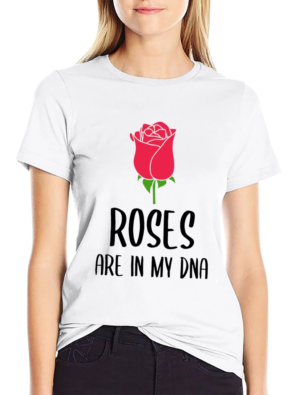 Roses Are In My DNA Graphic Tee