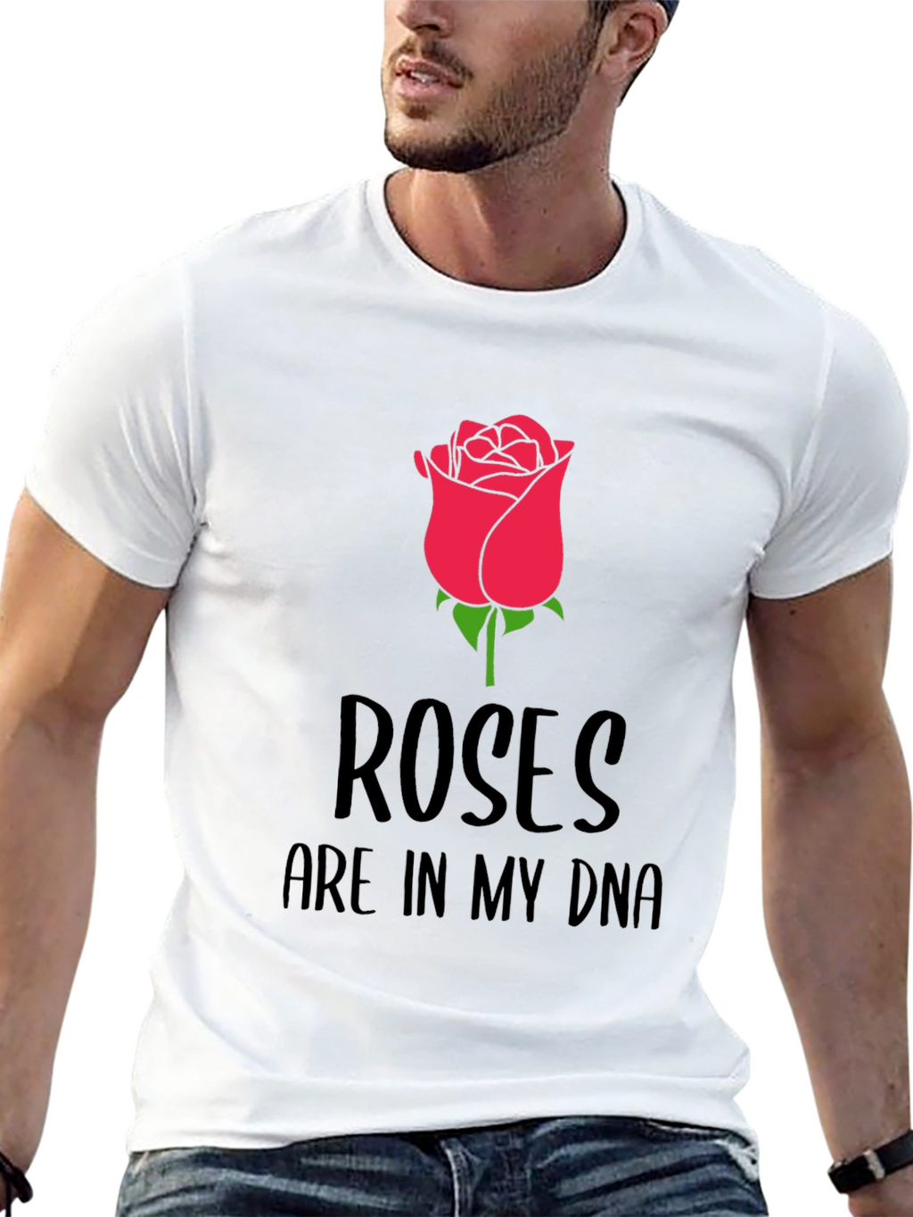 Roses Are In My DNA Graphic Tee