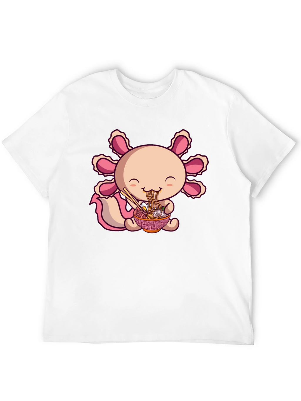 Axolotl Ramen Black T-Shirt