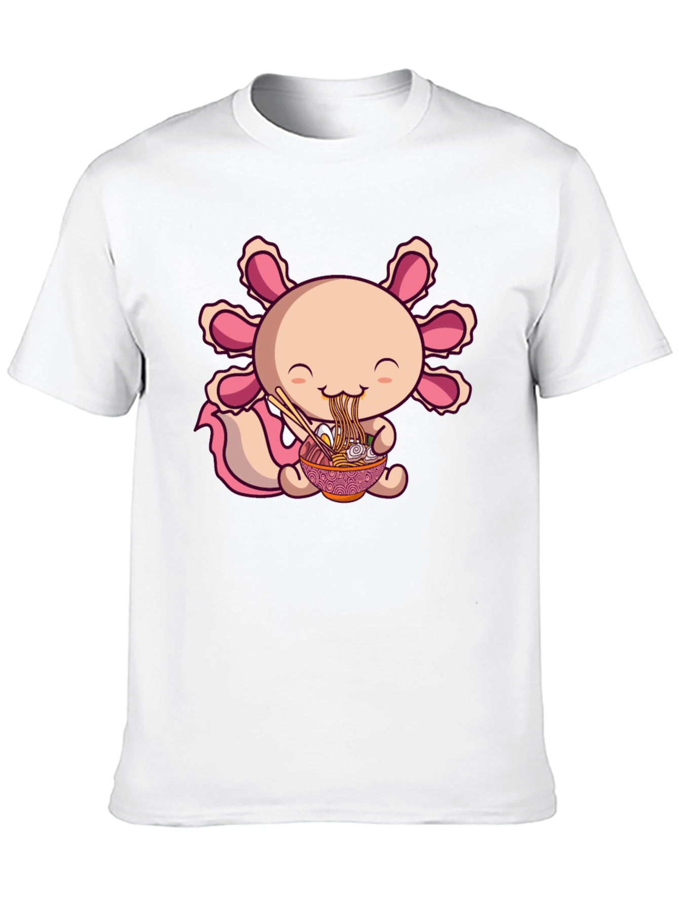 Axolotl Ramen Black T-Shirt
