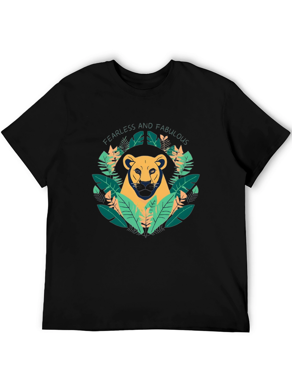 Fearless & Fabulous Lion Graphic Tee