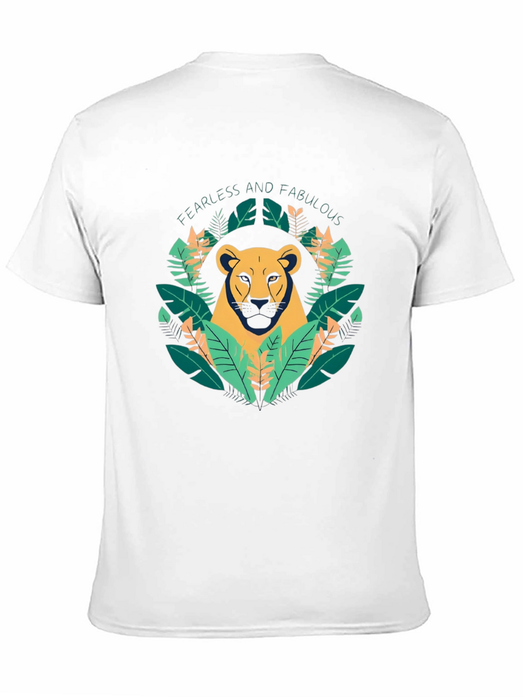 Fearless & Fabulous Lion Graphic Tee