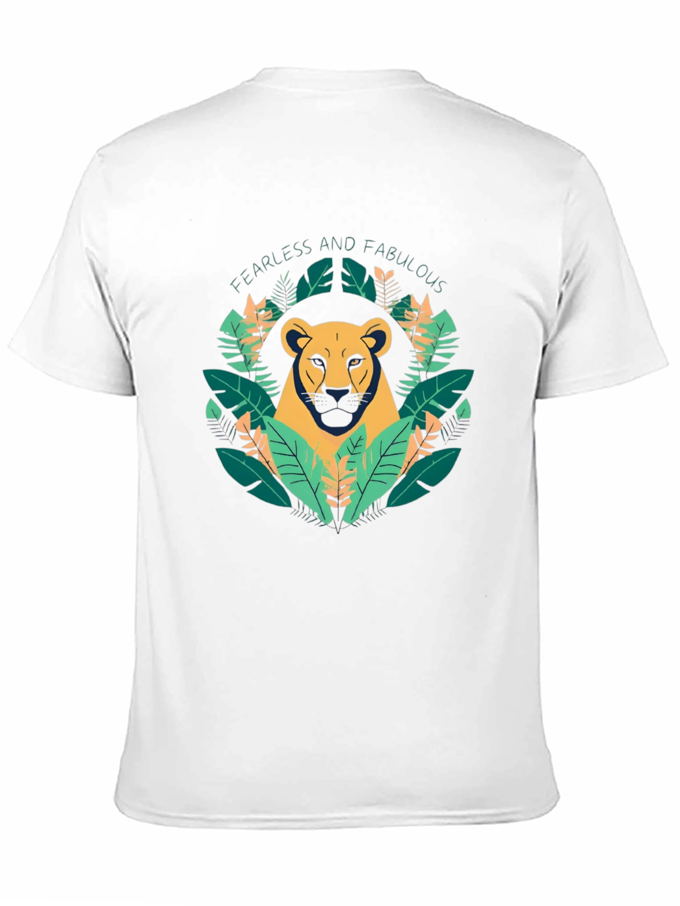 Fearless & Fabulous Lion Graphic Tee