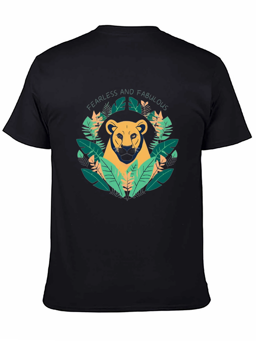 Fearless & Fabulous Lion Graphic Tee