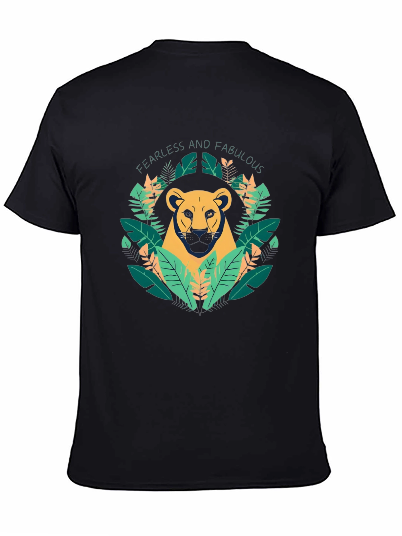 Fearless & Fabulous Lion Graphic Tee