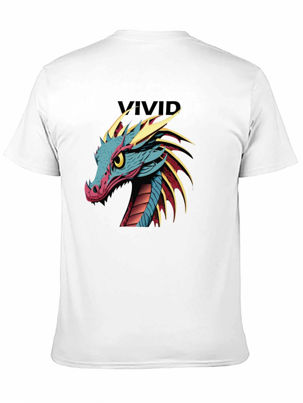 Vivid Dragon Graphic Print T-Shirt