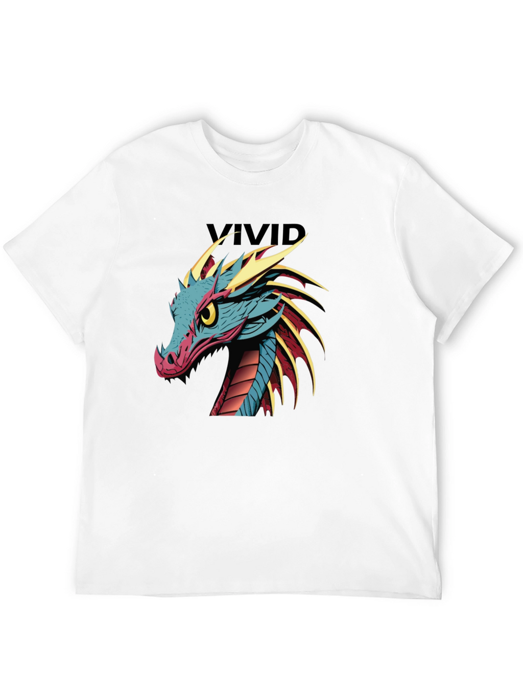 Vivid Dragon Graphic Print T-Shirt
