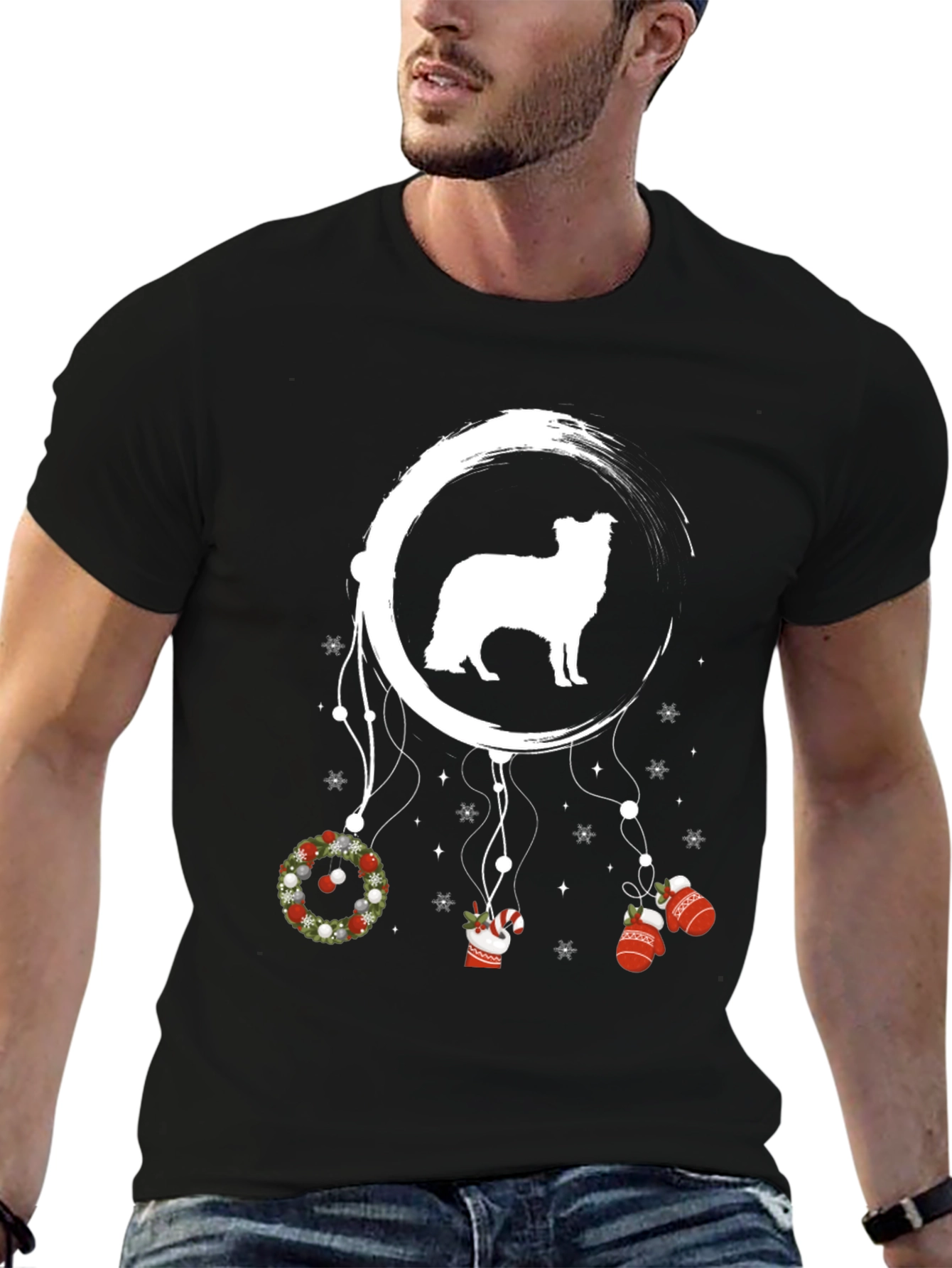 Dog Dreamcatcher Christmas Tee