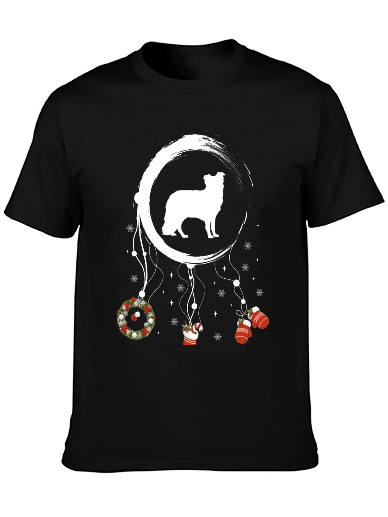Dog Dreamcatcher Christmas Tee