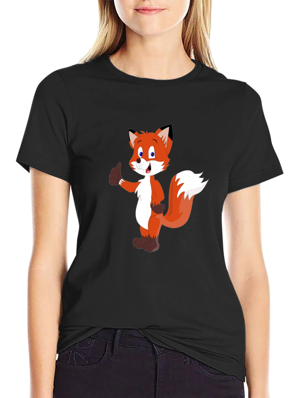Cartoon Fox T-Shirt: Classic Comfort