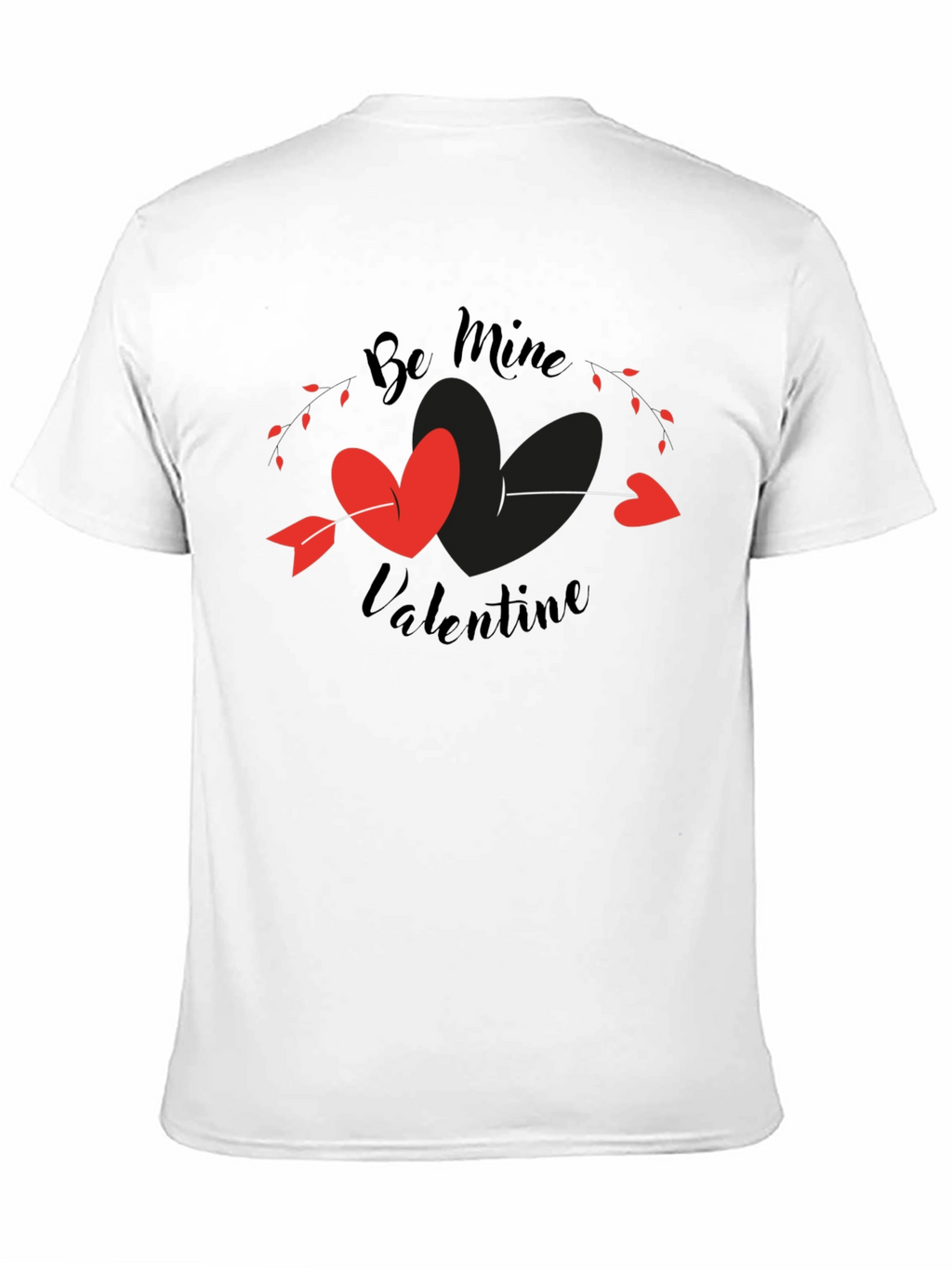 Be Mine Valentine T-Shirt - Heart Arrow Design