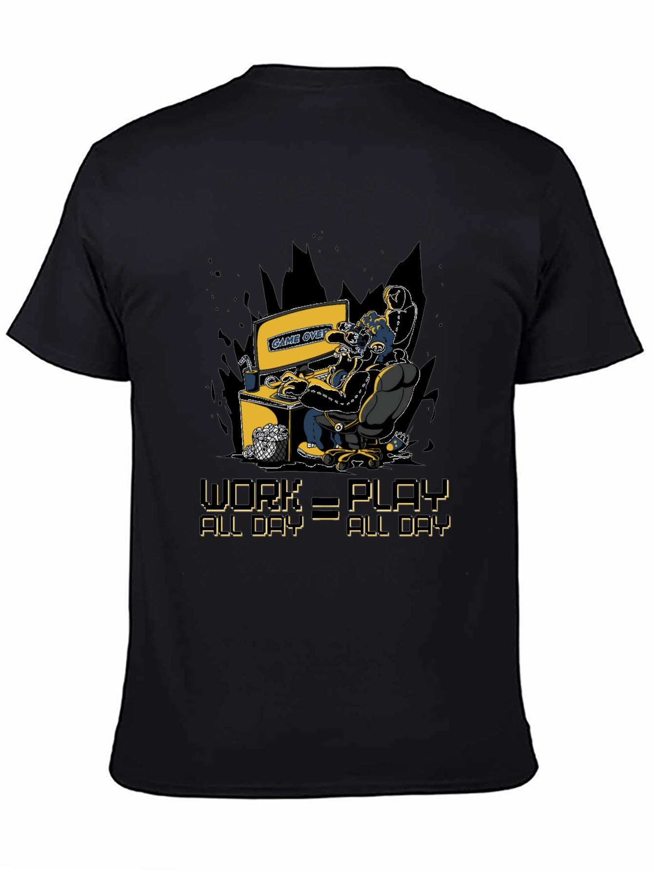 Gamer Graphic T-Shirt - Work=Play All Day