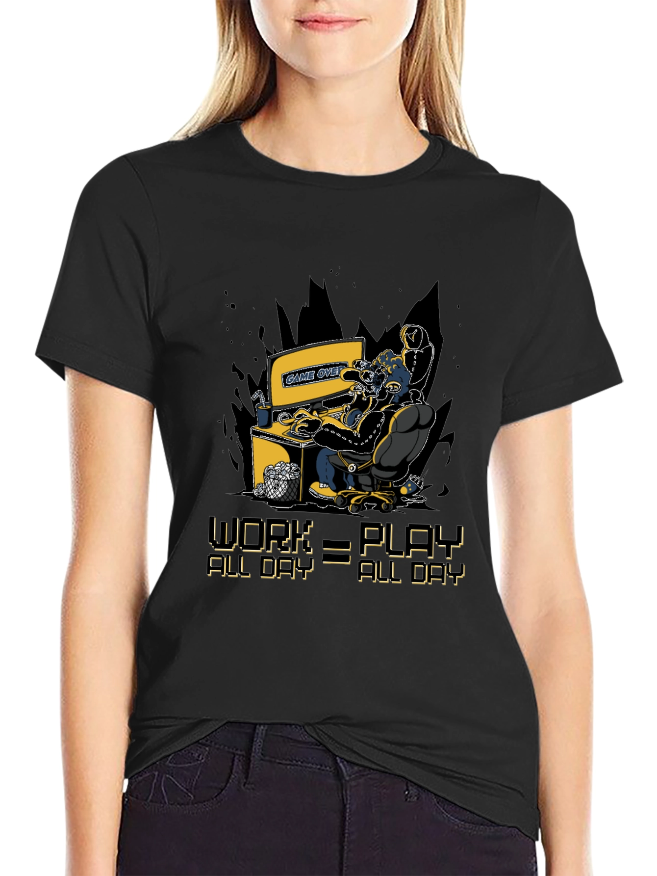 Gamer Graphic T-Shirt - Work=Play All Day
