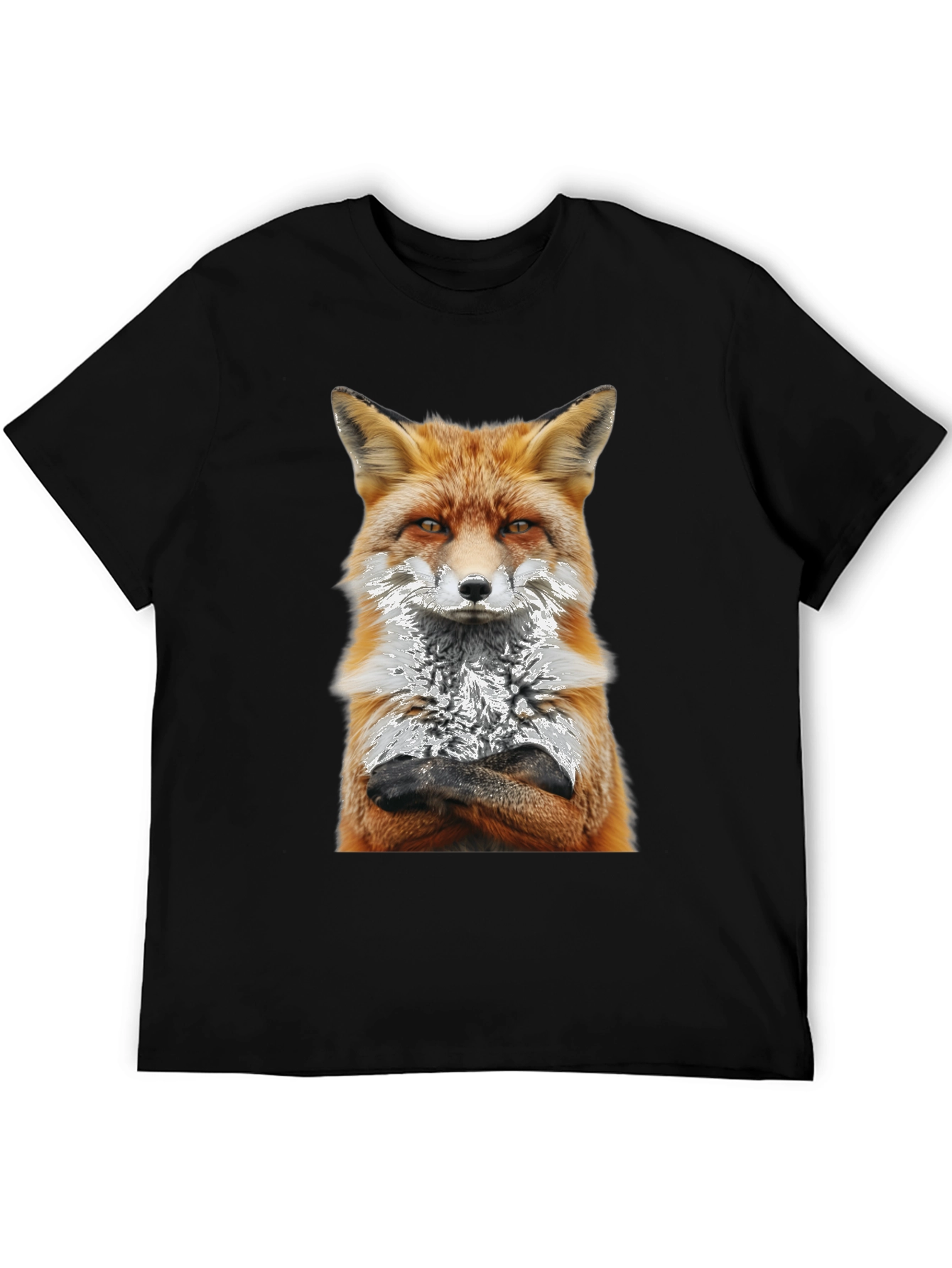 Fox Graphic T-Shirt - Stylish Animal Print Tee