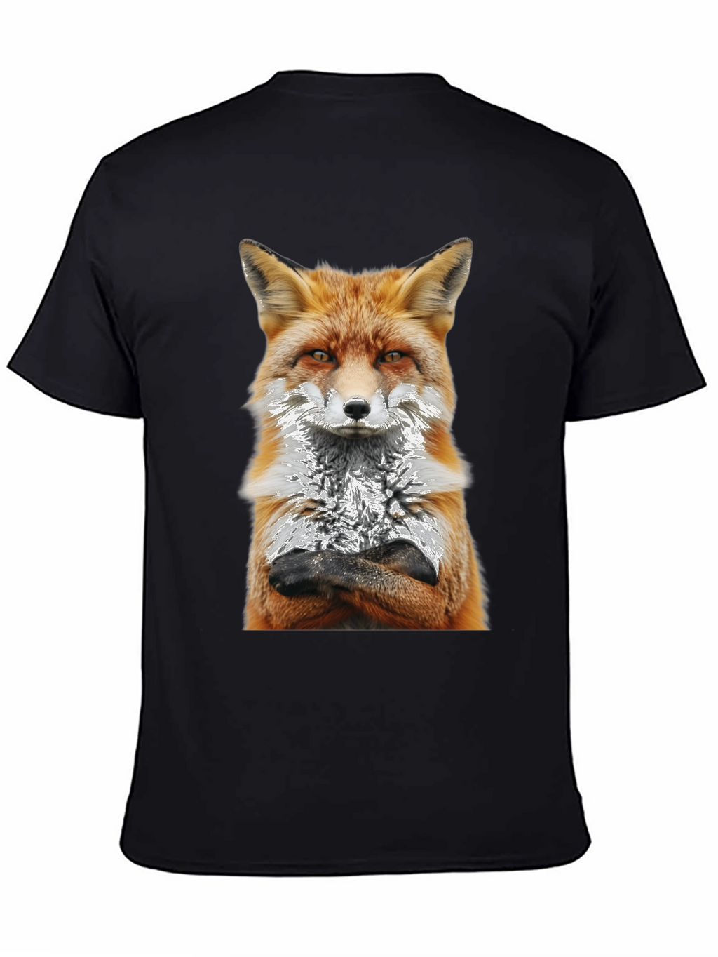 Fox Graphic T-Shirt - Stylish Animal Print Tee