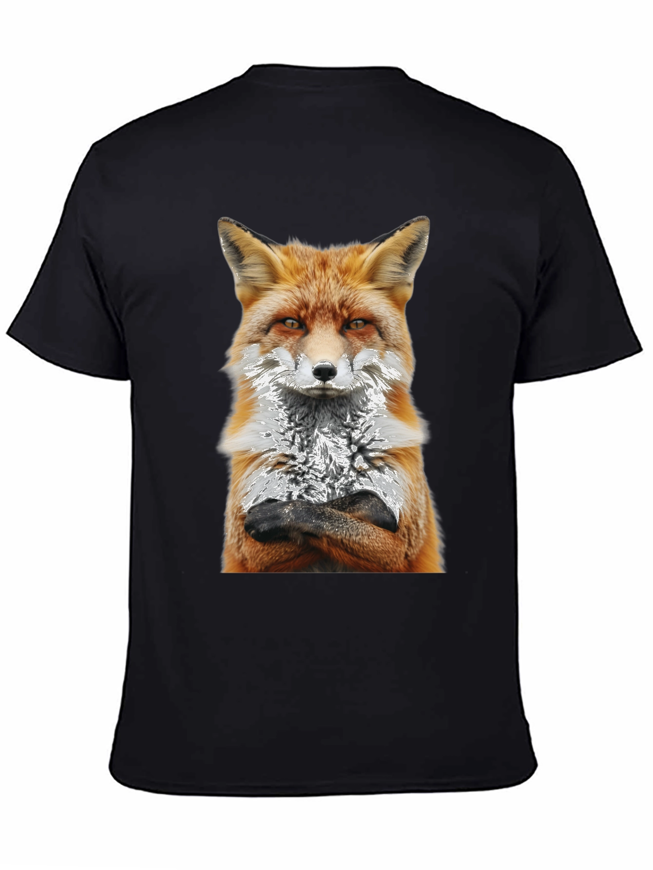 Fox Graphic T-Shirt - Stylish Animal Print Tee