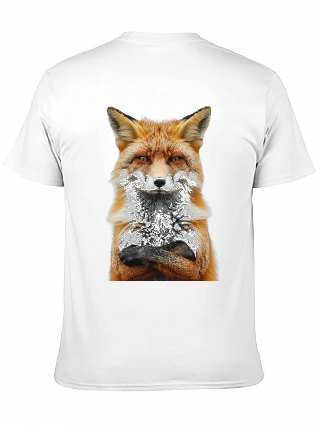 Fox Graphic T-Shirt - Stylish Animal Print Tee