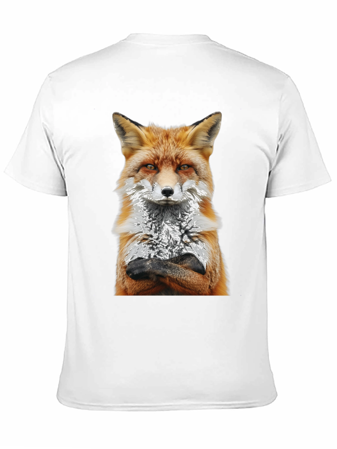 Fox Graphic T-Shirt - Stylish Animal Print Tee