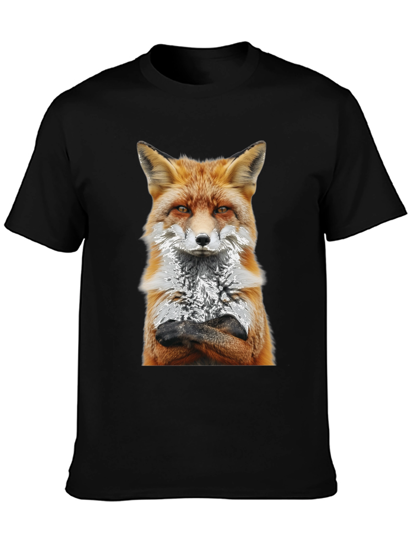 Fox Graphic T-Shirt - Stylish Animal Print Tee