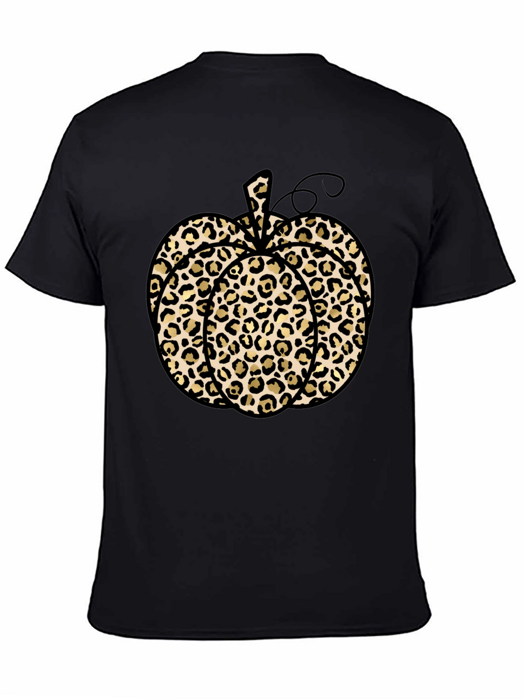 Leopard Print Pumpkin T-Shirt