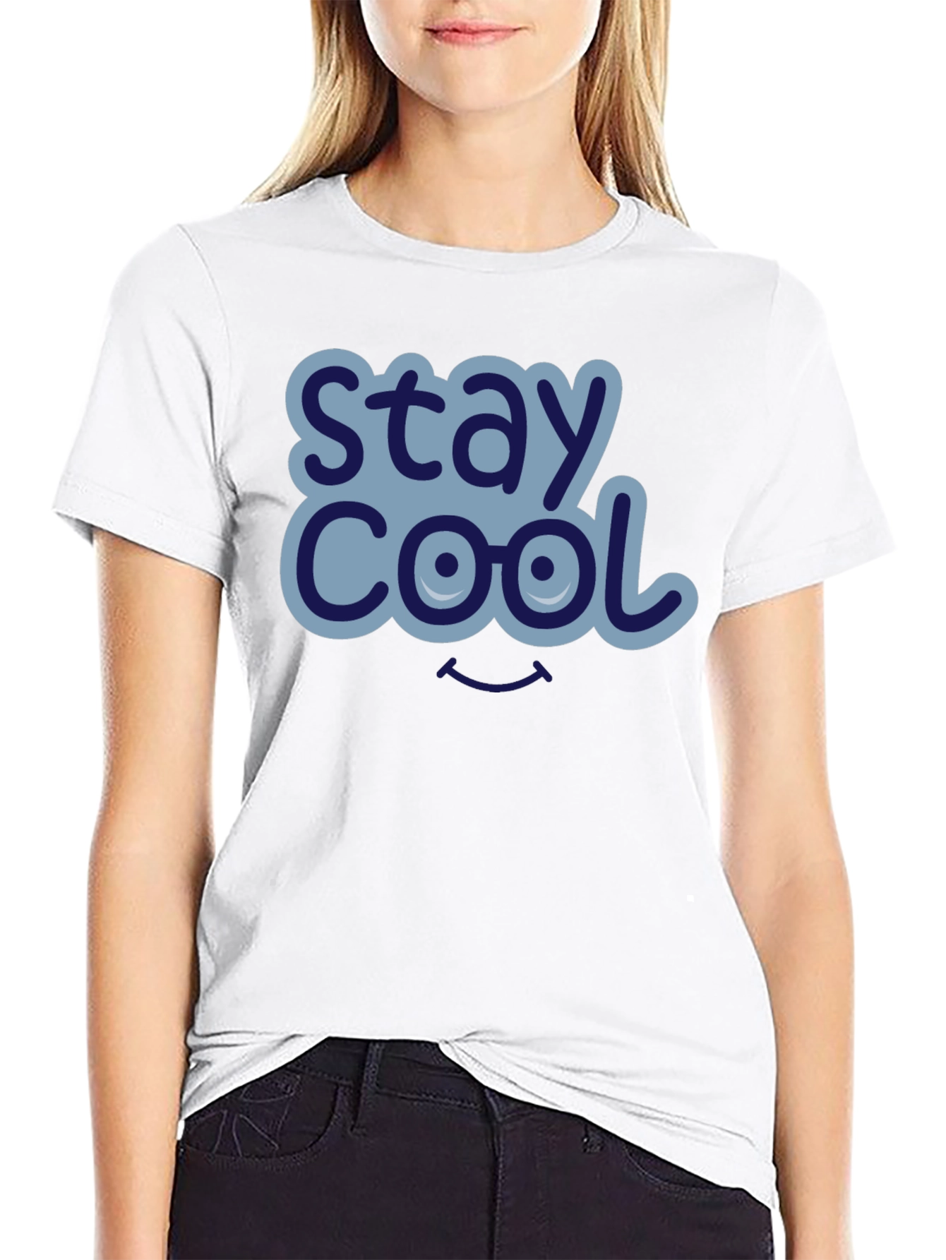 Stay Cool Graphic T-Shirt - Mens Black Tee