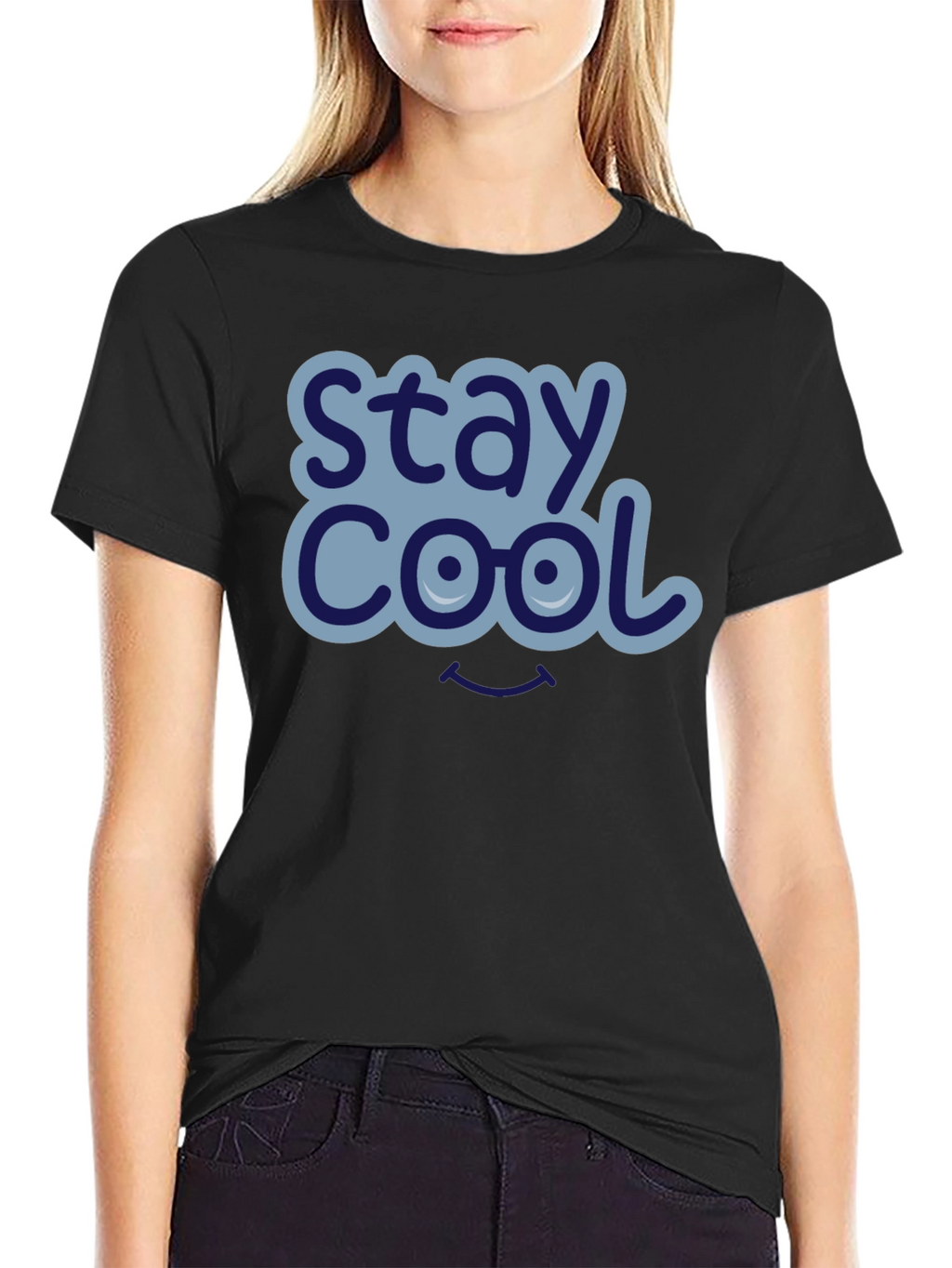Stay Cool Graphic T-Shirt - Mens Black Tee