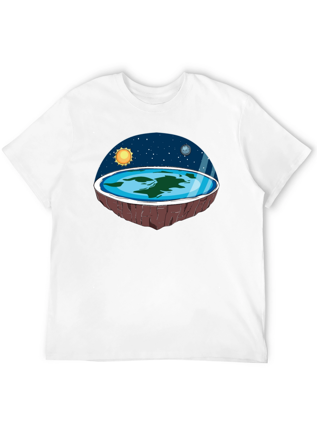 Flat Earth Graphic Tee - Believe the Impossible!