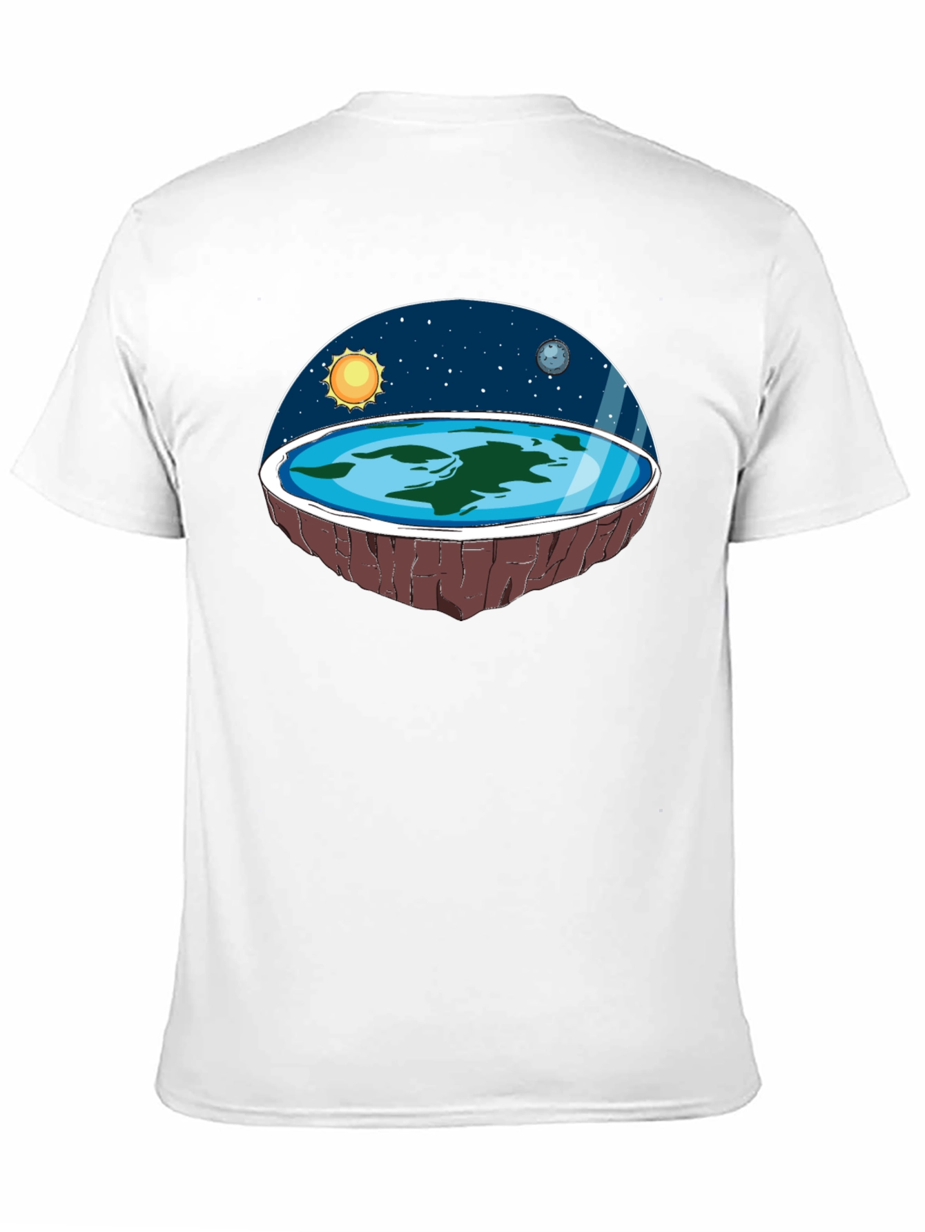 Flat Earth Graphic Tee - Believe the Impossible!