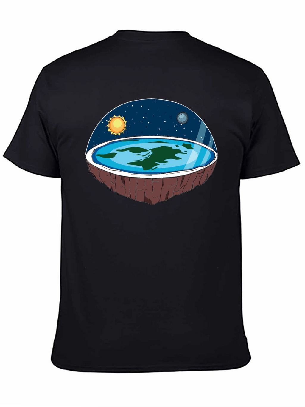 Flat Earth Graphic Tee - Believe the Impossible!