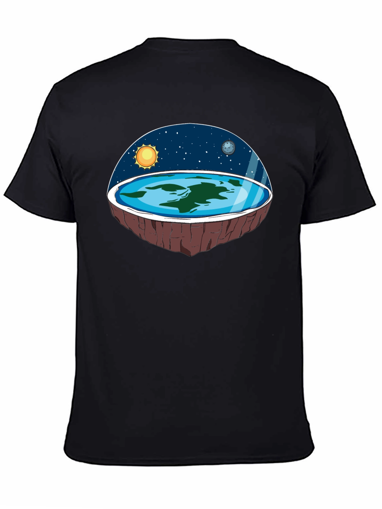 Flat Earth Graphic Tee - Believe the Impossible!