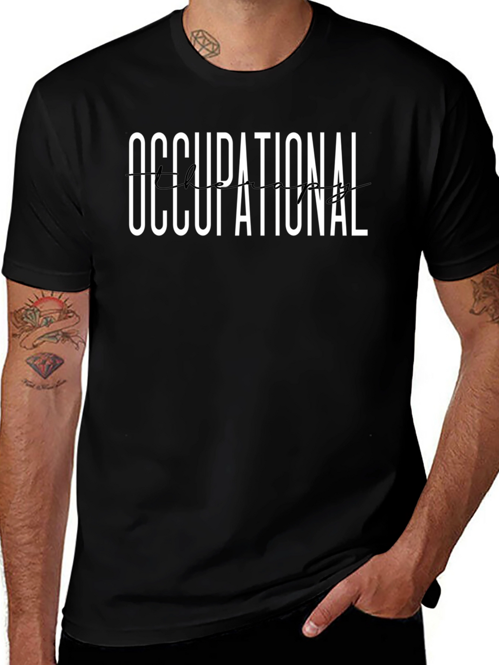Occupational Therapy T-Shirt: Stylish Black Tee
