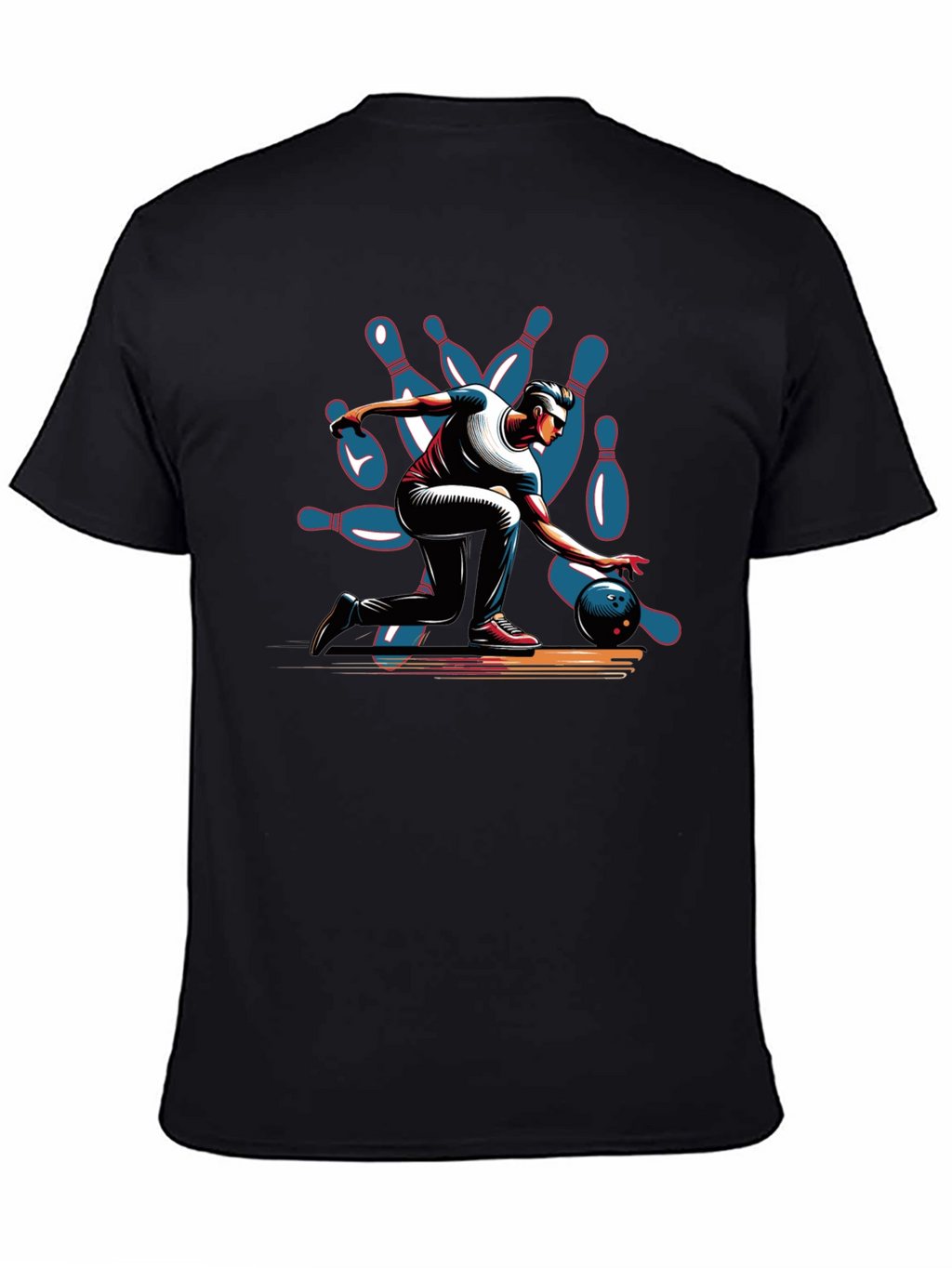 Bowling Strike Graphic Tee