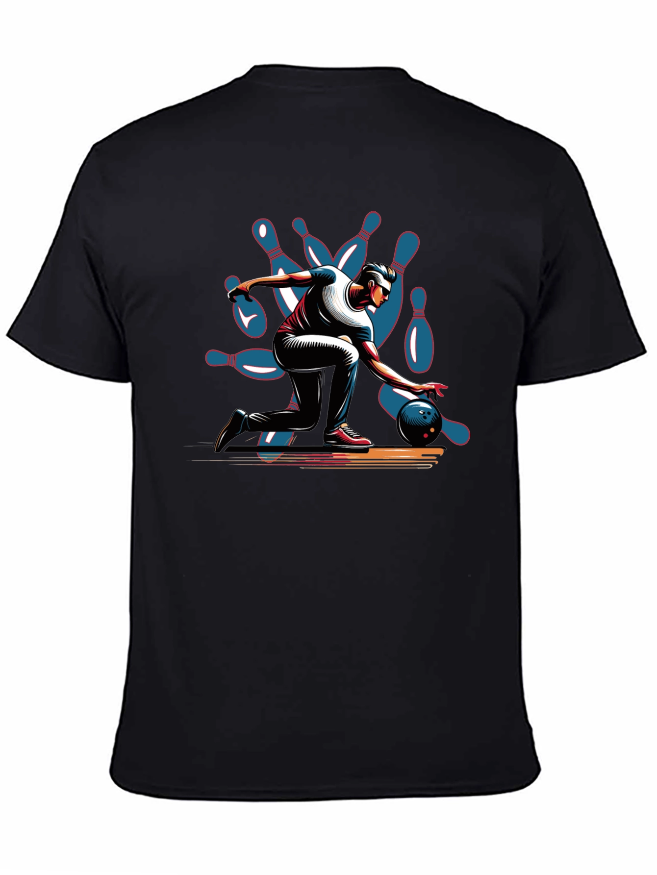 Bowling Strike Graphic Tee
