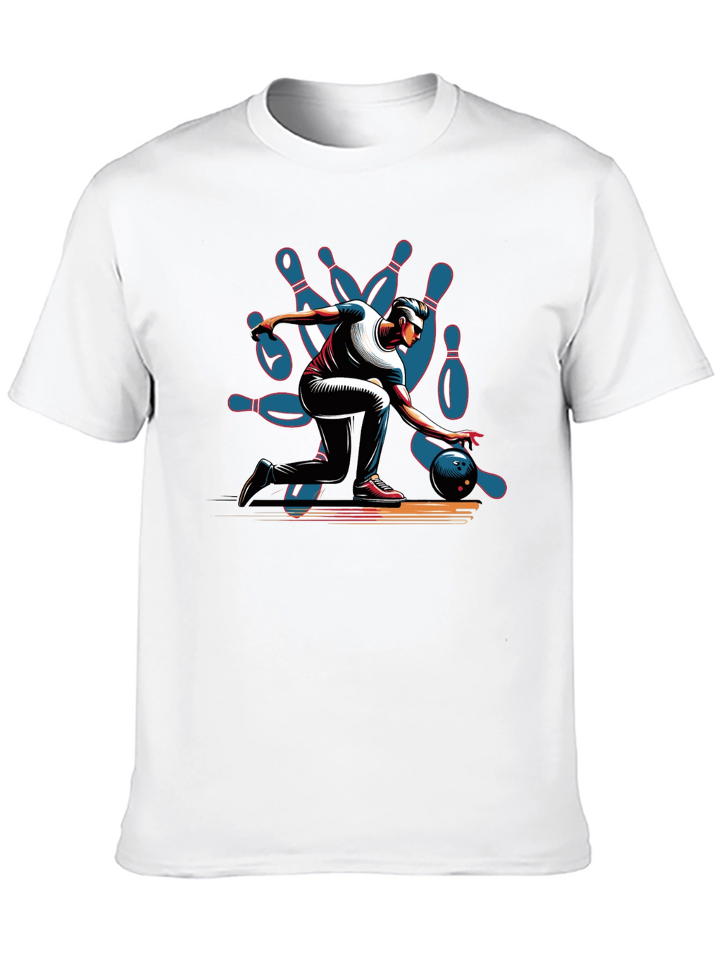 Bowling Strike Graphic Tee