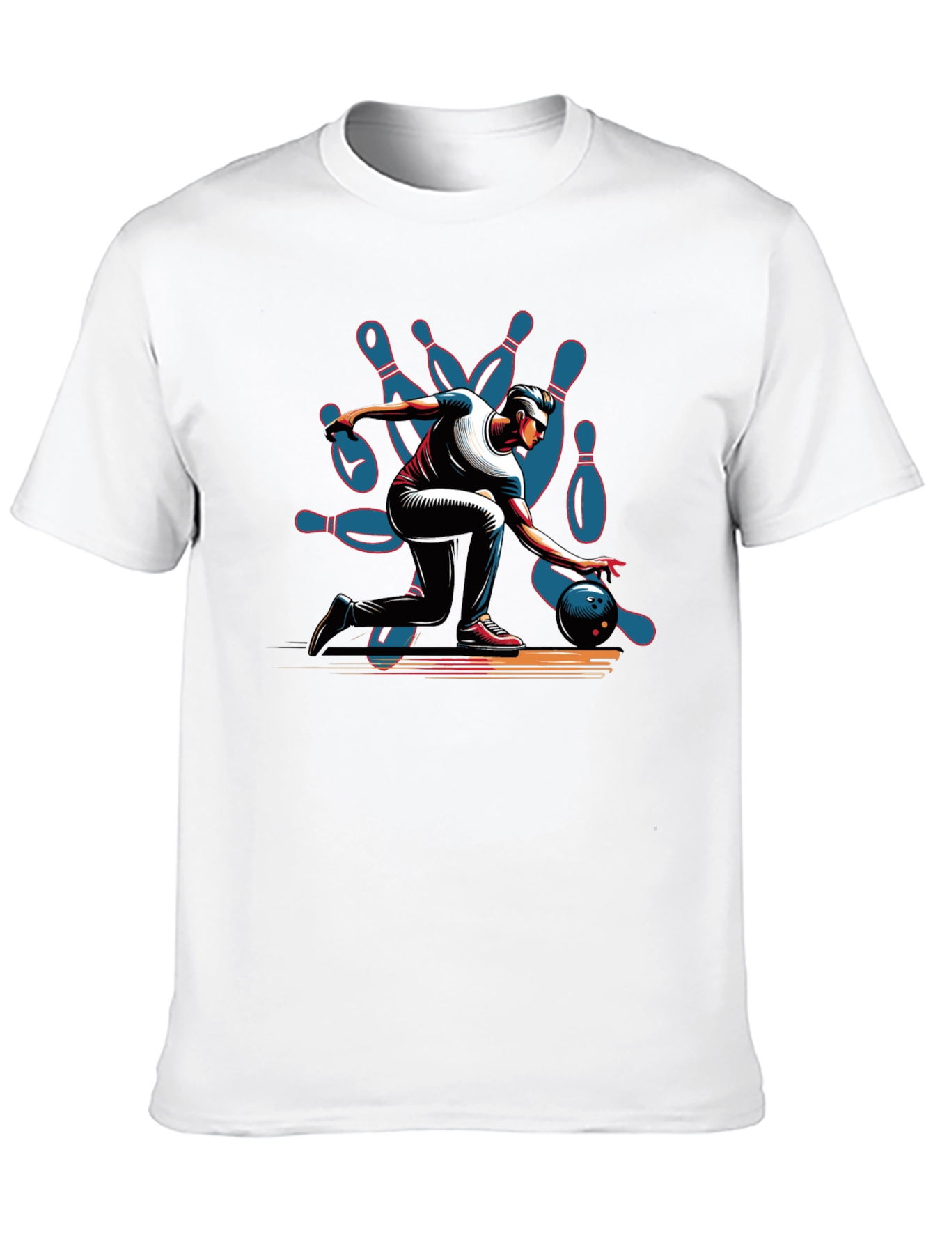 Bowling Strike Graphic Tee