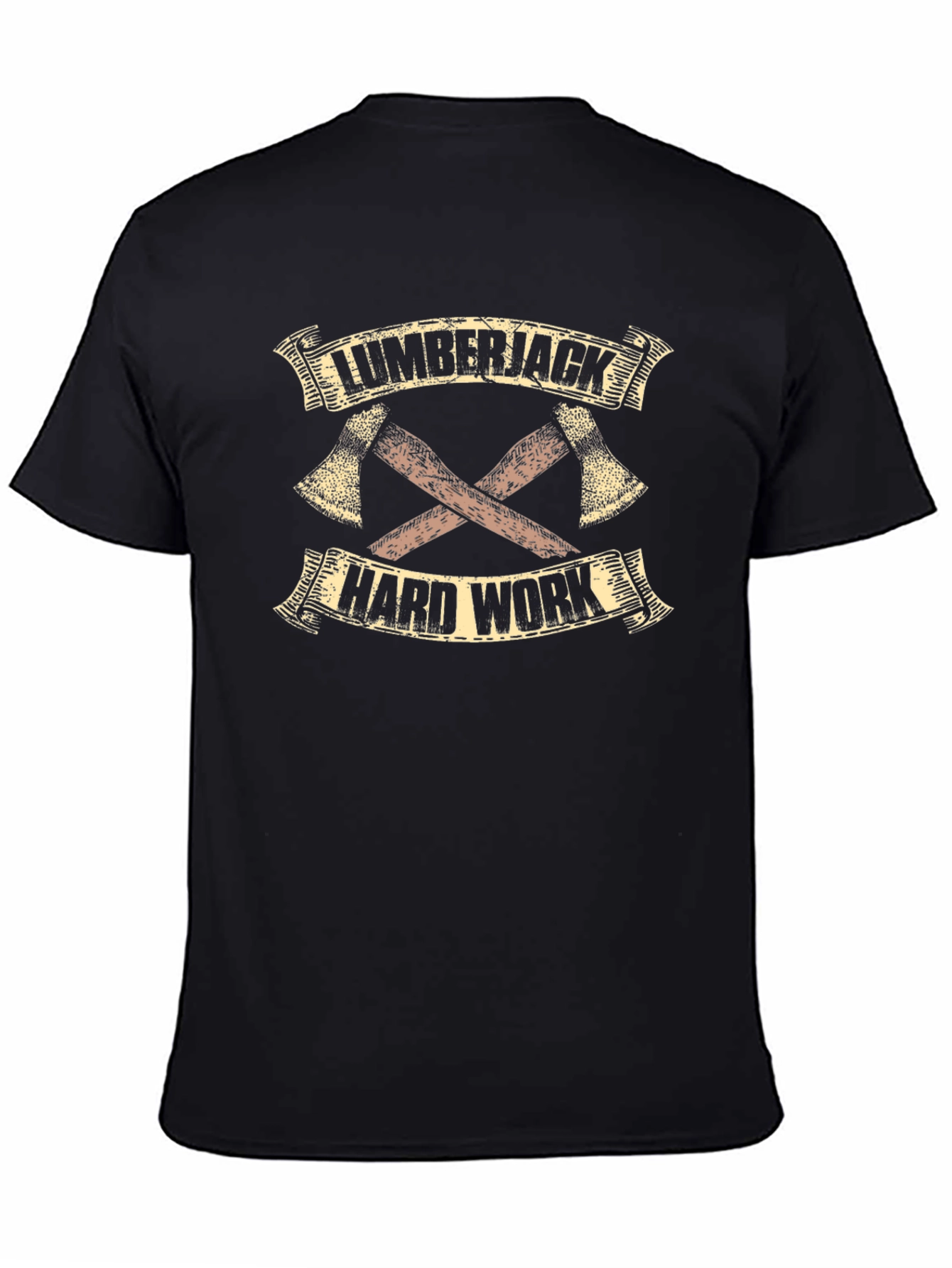 Lumberjack Hard Work Graphic Tee