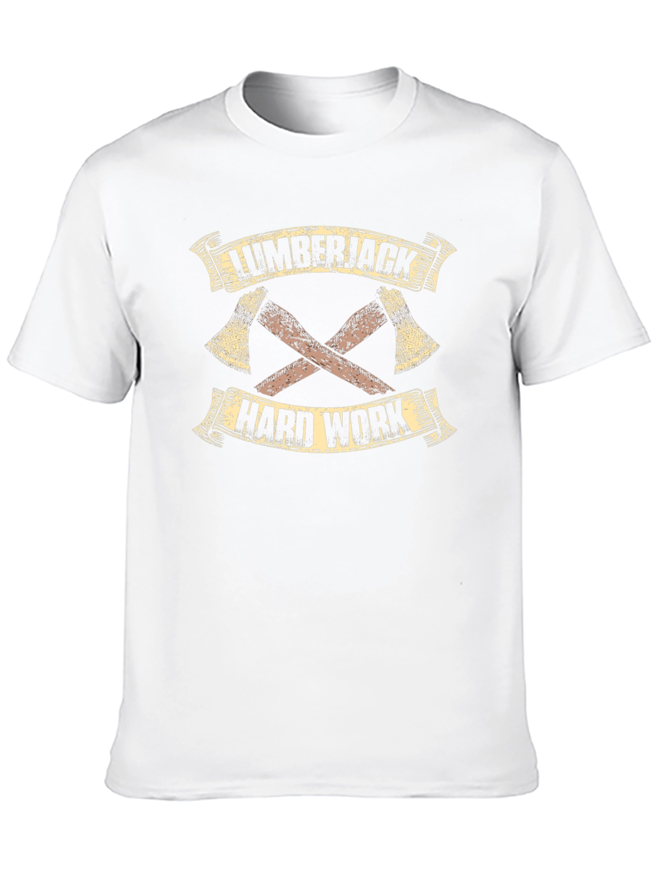 Lumberjack Hard Work Graphic Tee